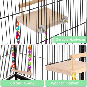 Kyouki Bird Perch Bird Cage Platform Swing  Parrot Parakeet Budgies