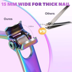 Toenail Clippers for Thick Toenails for Seniors ���  Ultra Sharp Nail Clippers for Women Large German Fingernail Clippers Cutter Set for Tough Nails