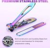 Toenail Clippers for Thick Toenails for Seniors ���  Ultra Sharp Nail Clippers for Women Large German Fingernail Clippers Cutter Set for Tough Nails